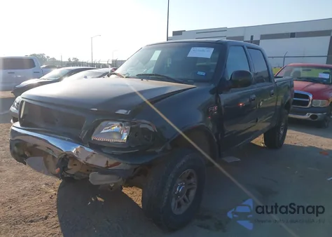 2002 Ford F150 Supercrew z USA, uszkodzony, nr VIN 1FTRW08L42KA75506